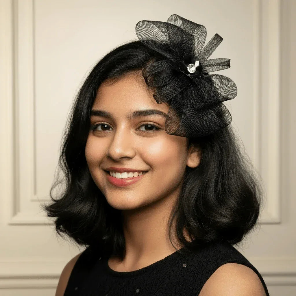 Fascinators and veils for baby girl, women, teen, retro fashion