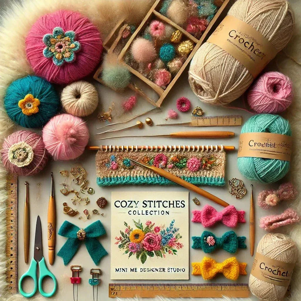 Crochet Bows and Scrunchies