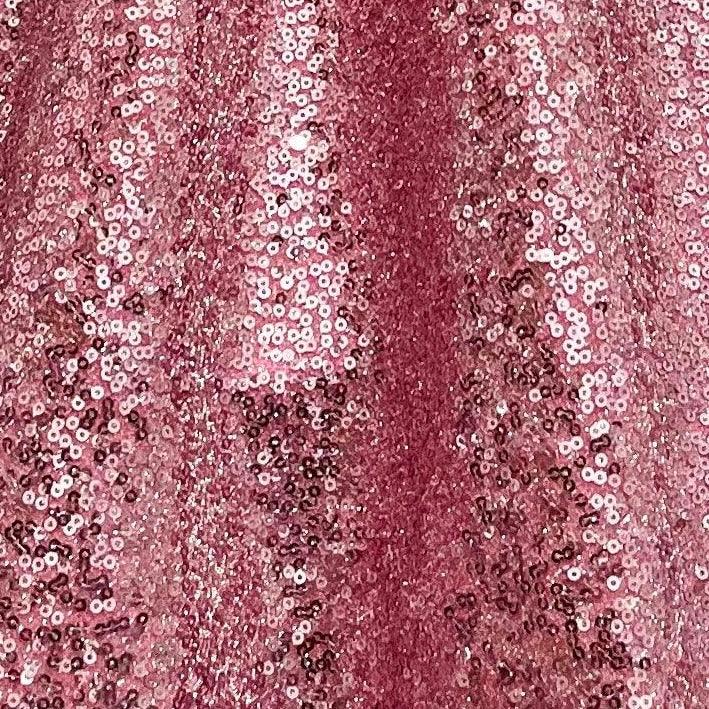 Pink Sequin Fingerless Wrist Gloves