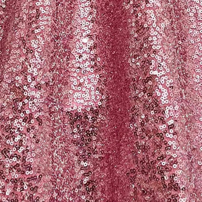 Pink Sequin Fingerless Wrist Gloves