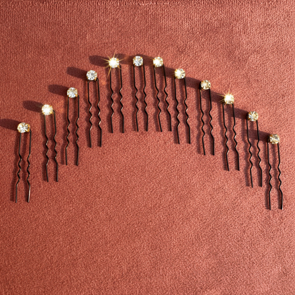 Premium Crystal Hair Pins