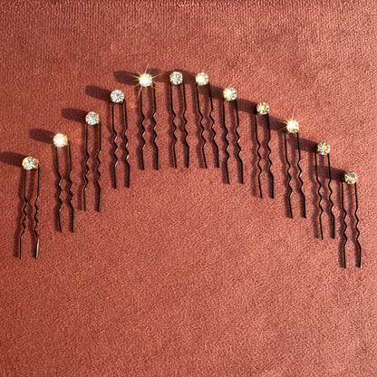 Premium Crystal Hair Pins