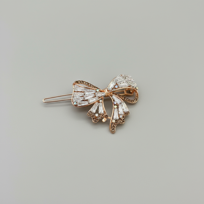 Aurora Luxe Crystal Bow Hair Clip