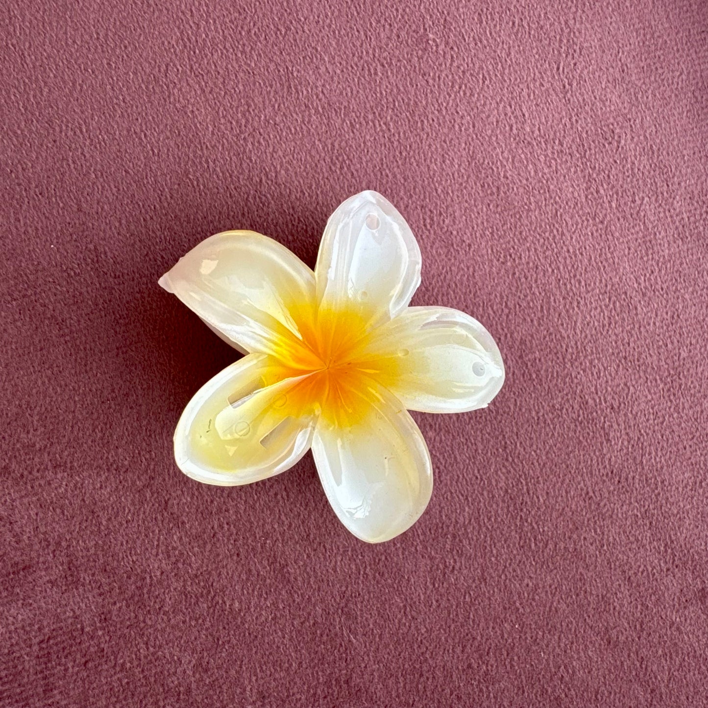 Flower Hair Claw Clip (Medium Size) – 6 Color Options