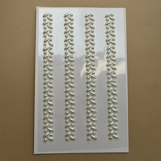 Pearl Twist Hair Sticker Sheet