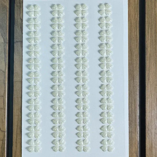 Pearl Heart Bling Sticker Sheets