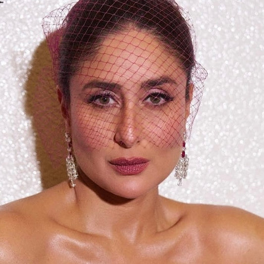 Wine Plum Birdcage Veil – Bold Retro Hair Accessory