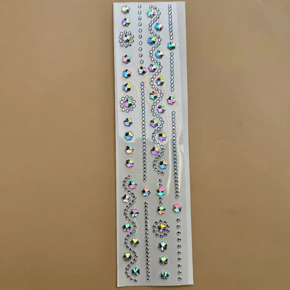 Crystal Star Hair Stickers