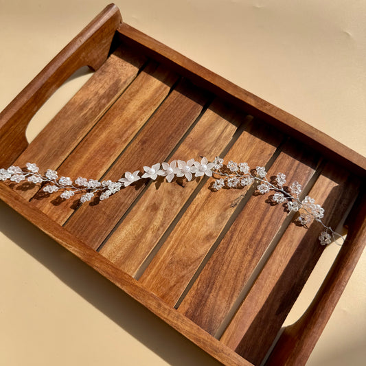 Crystal Bloom Soft Glam Hair Vine