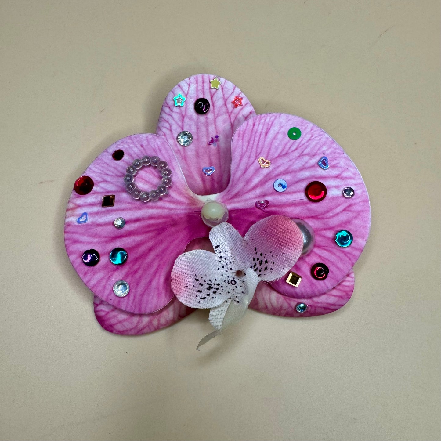 Orchid Beach Hair Clip