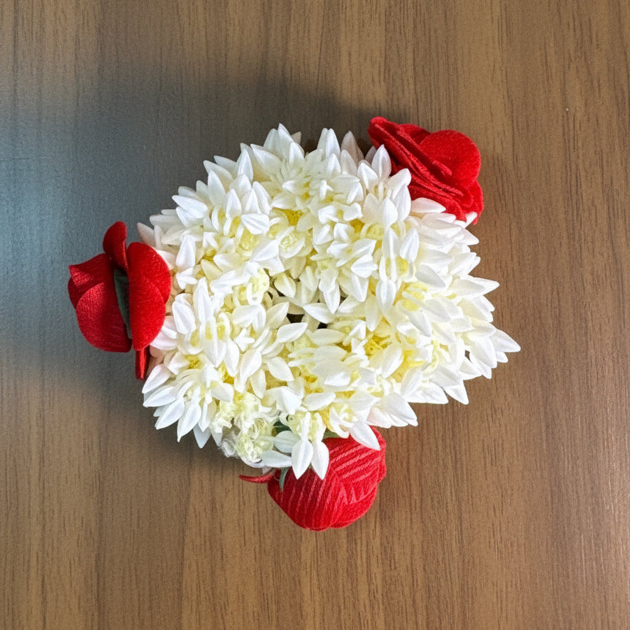 Scented Jasmine Reusable Gajra Scrunchie