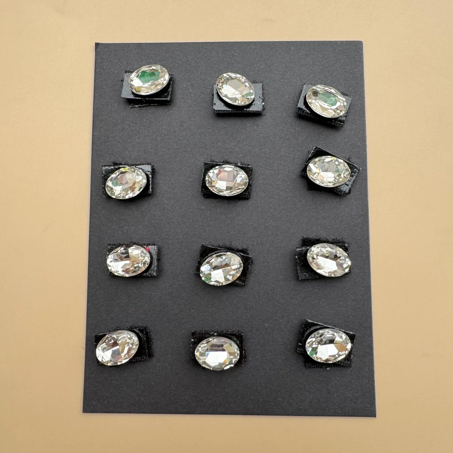 Crystal Elegance Hair Sticker Sheet