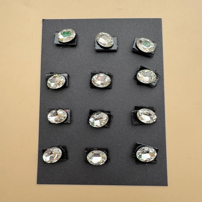 Crystal Elegance Hair Sticker Sheet