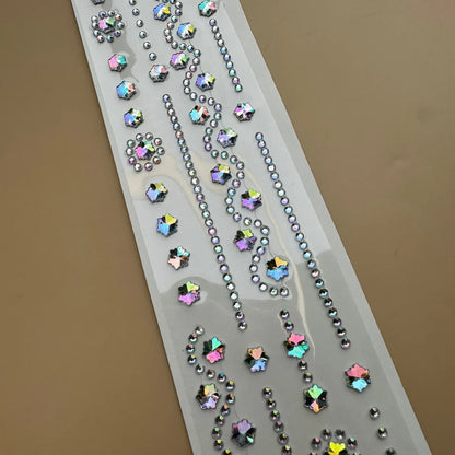 Crystal Star Hair Stickers