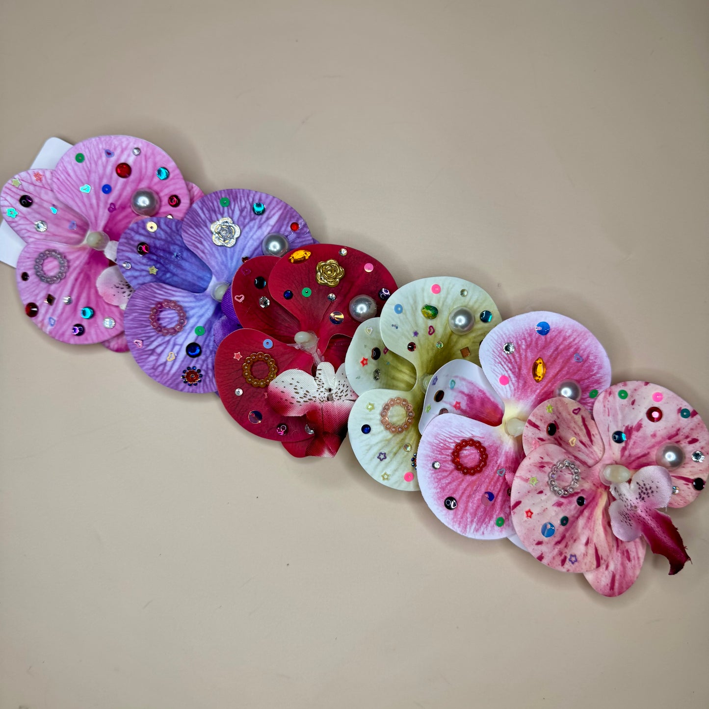 Orchid Beach Hair Clip