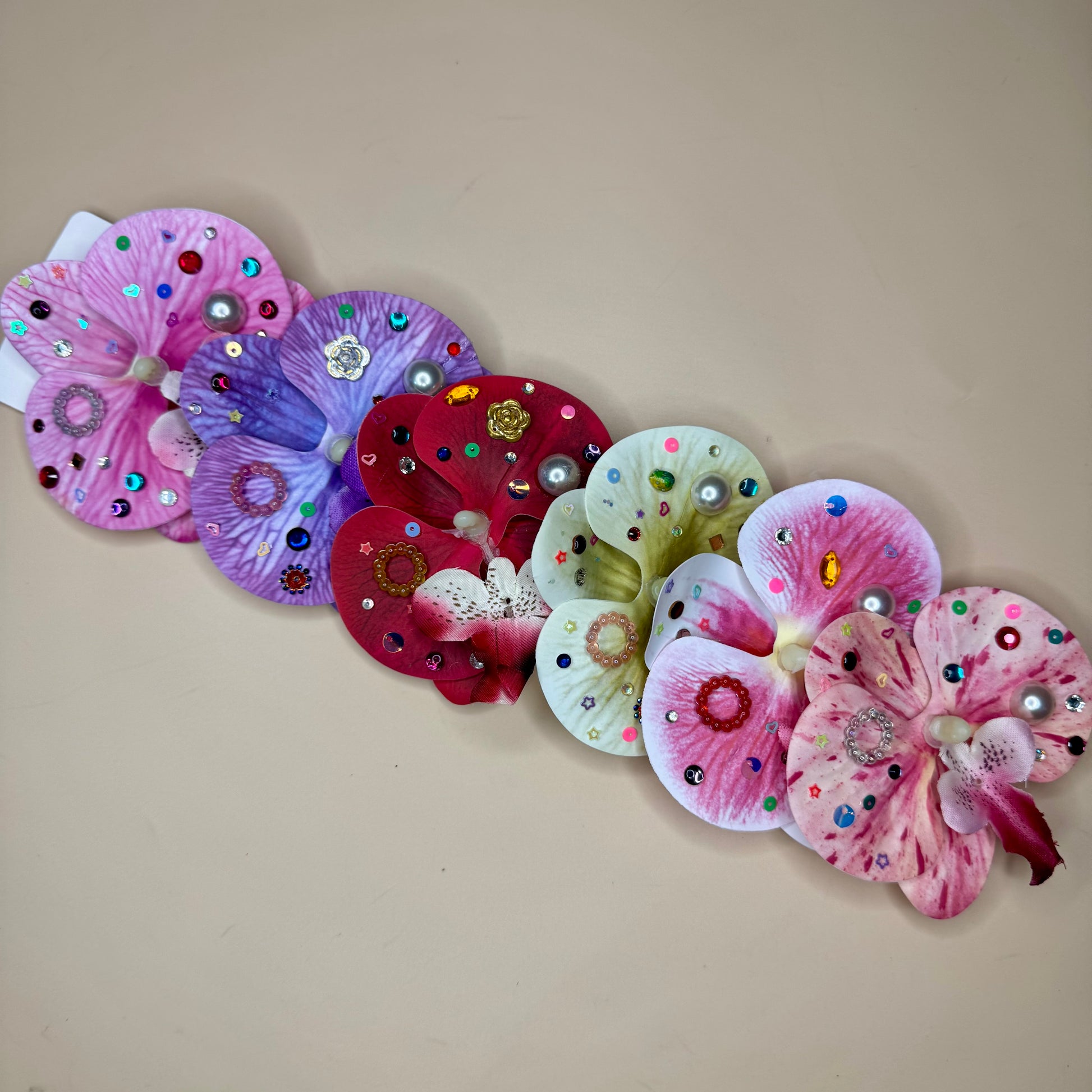 Orchid Beach Hair Clip