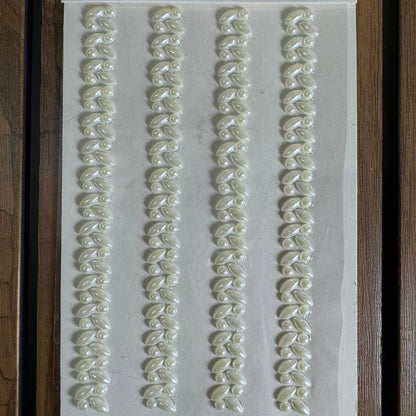 Pearl Twist Hair Sticker Sheet