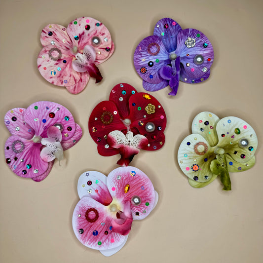 Orchid Beach Hair Clip