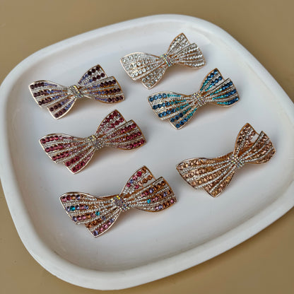 Crystal Bejeweled Hair Clip - Multiple Colors