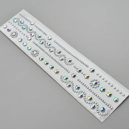 Crystal Star Hair Stickers