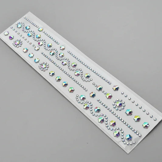 Crystal Star Hair Stickers