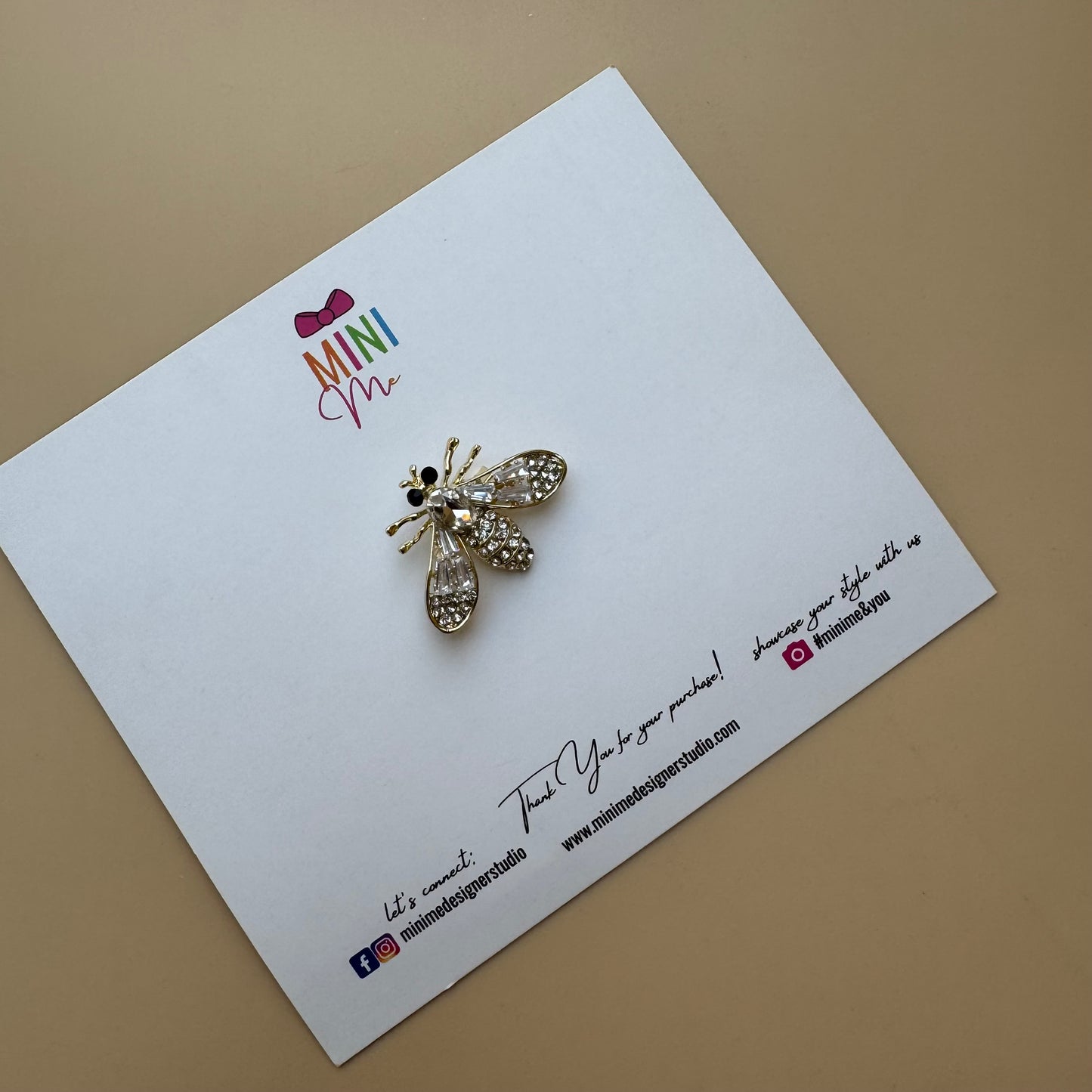  Crystal Bee Hair Pin
