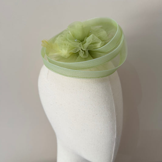 Twisted Pastel Green Fascinator