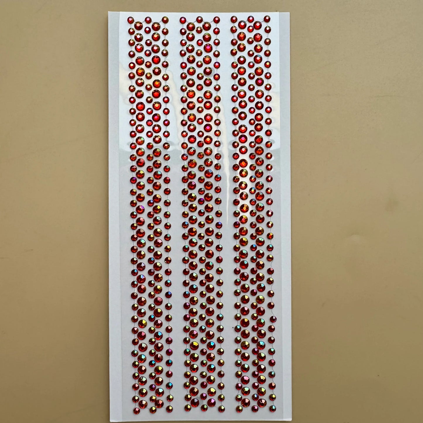 Rhinestone Red Bling Stickers