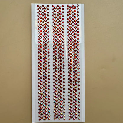 Rhinestone Red Bling Stickers