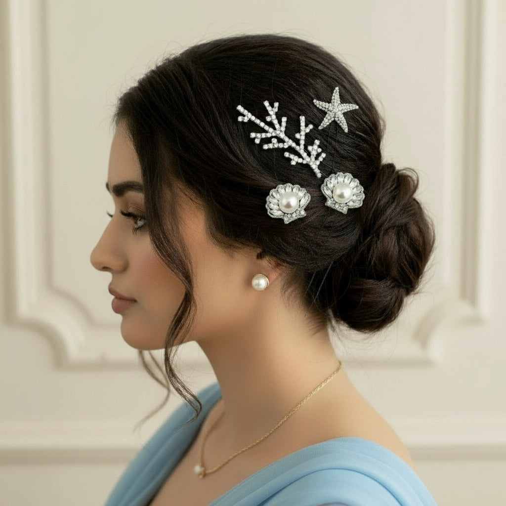 Crystal Branch Sparkle Hair Pin