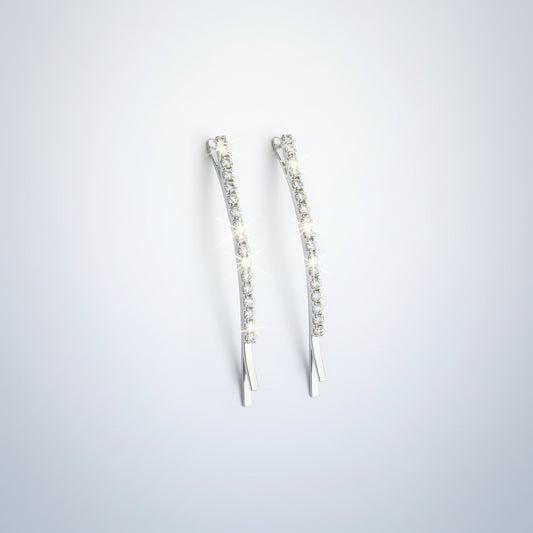 Crystal Sleekline Bobby Pin – Set of 2