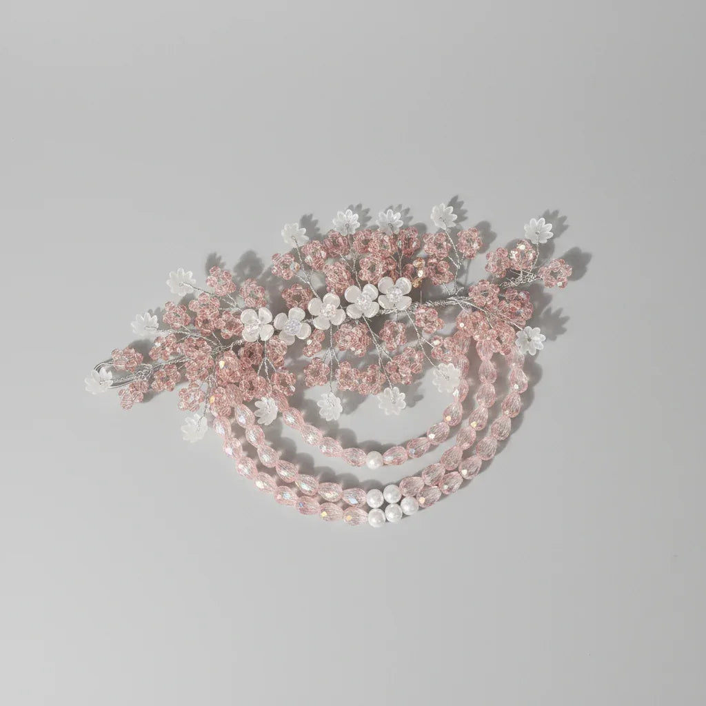 Rosé Blossom Luxe Hair Vine