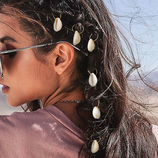 Cowrie Shell Braid Hair Charms