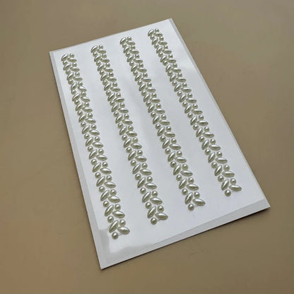 Pearl Twist Hair Sticker Sheet