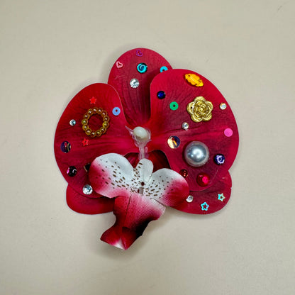 Orchid Beach Hair Clip