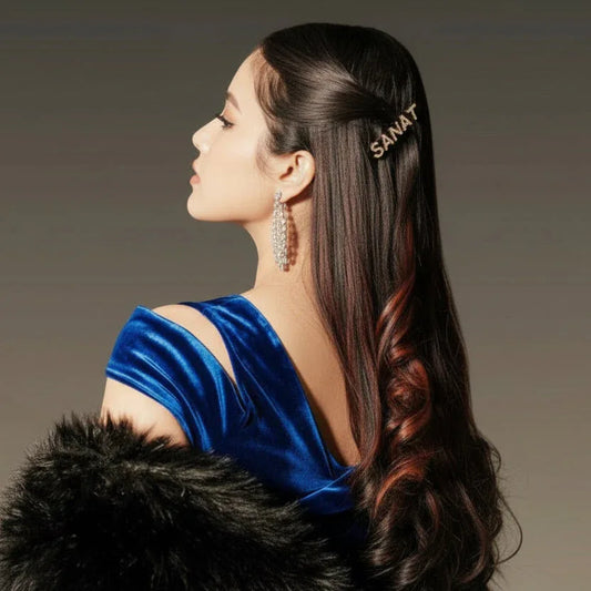 Personalized Crystal Name Hair Clip