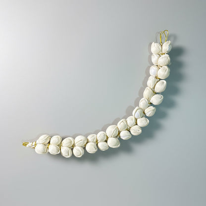 Classic White Reusable Gajra