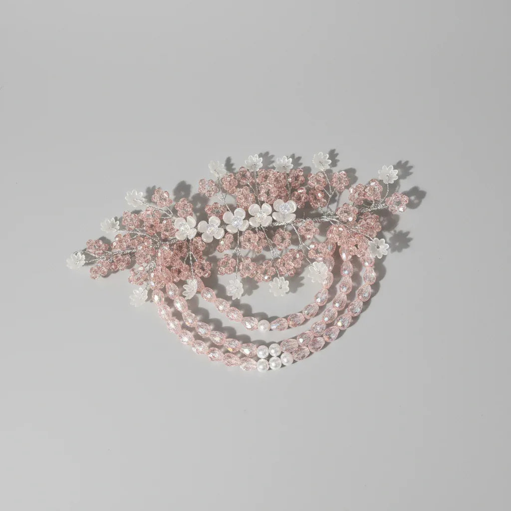 Rosé Blossom Luxe Hair Vine