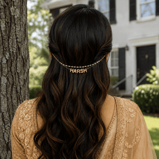Acrylic Custom Name Hair Chain