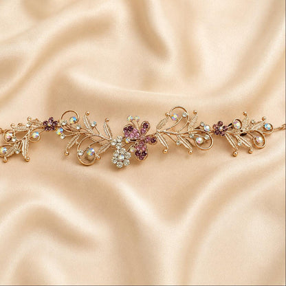 Aurora Garden Floral & Butterfly Hair Vine