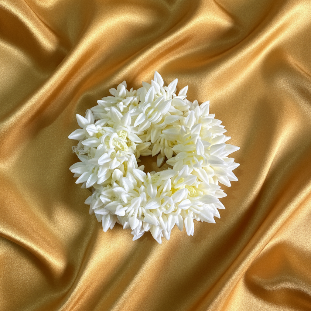 Scented Jasmine Gajra Scrunchie