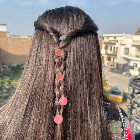 Holographic Sequin Hair Charms