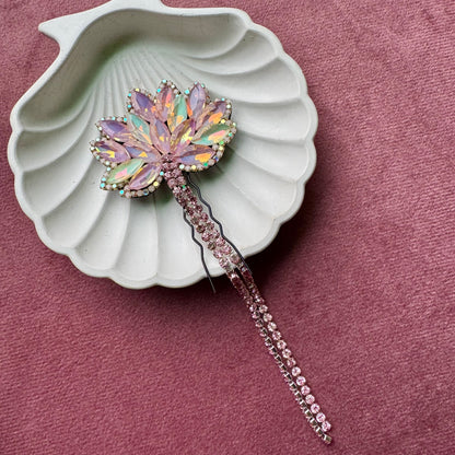 Aurora Blossom Tassel Hair Pin