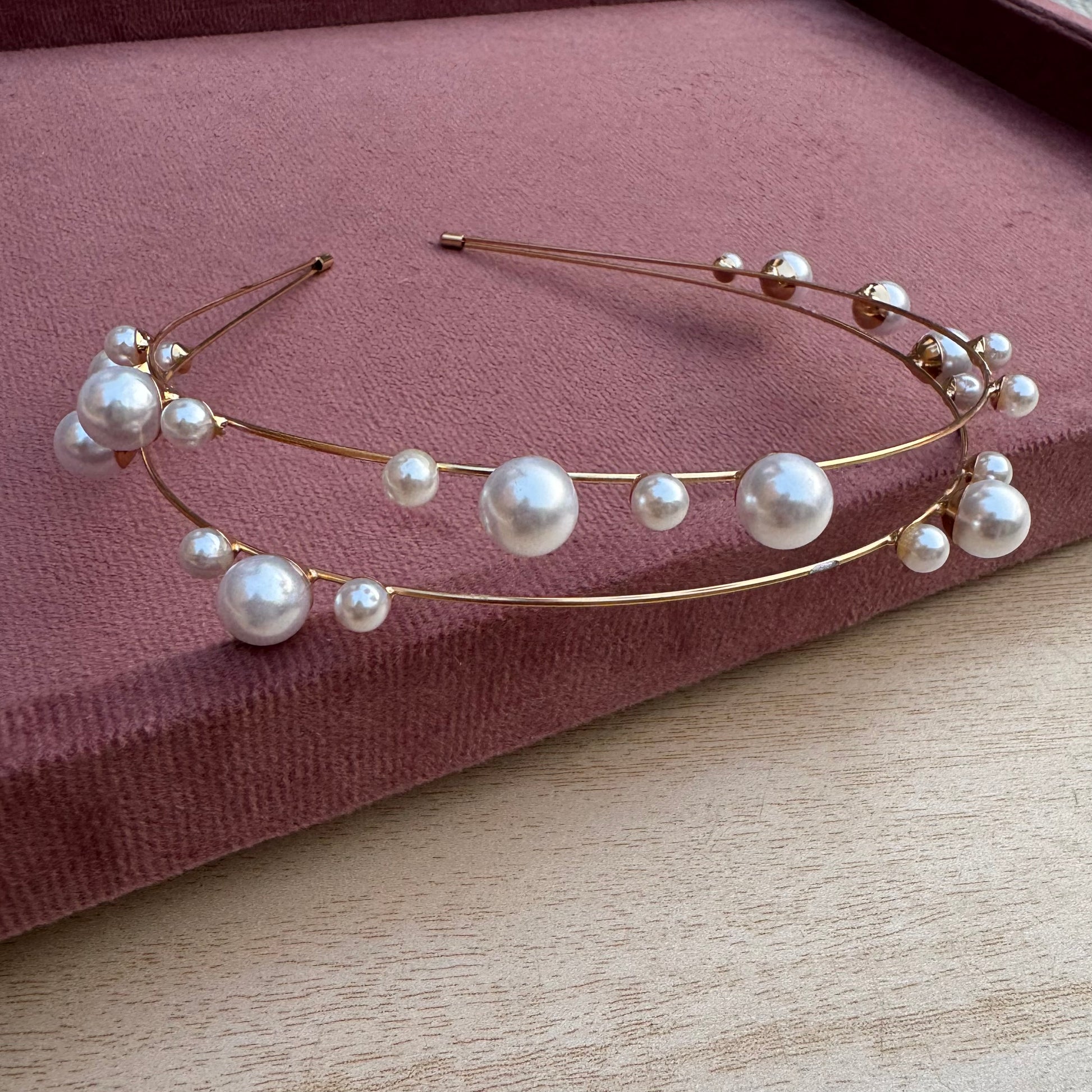 Floating Pearl Halo Headband