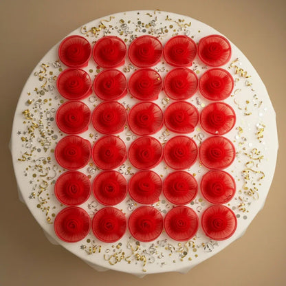 Red Twisted Fascinators Bulk Party Favor Pack