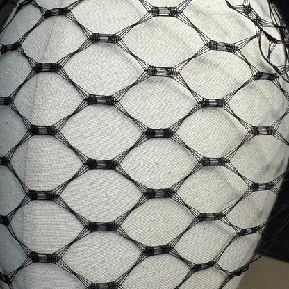 Black Russian Weave Vintage Birdcage Veil