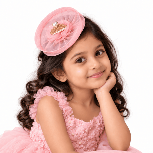 Blush Pink Princess Fascinator
