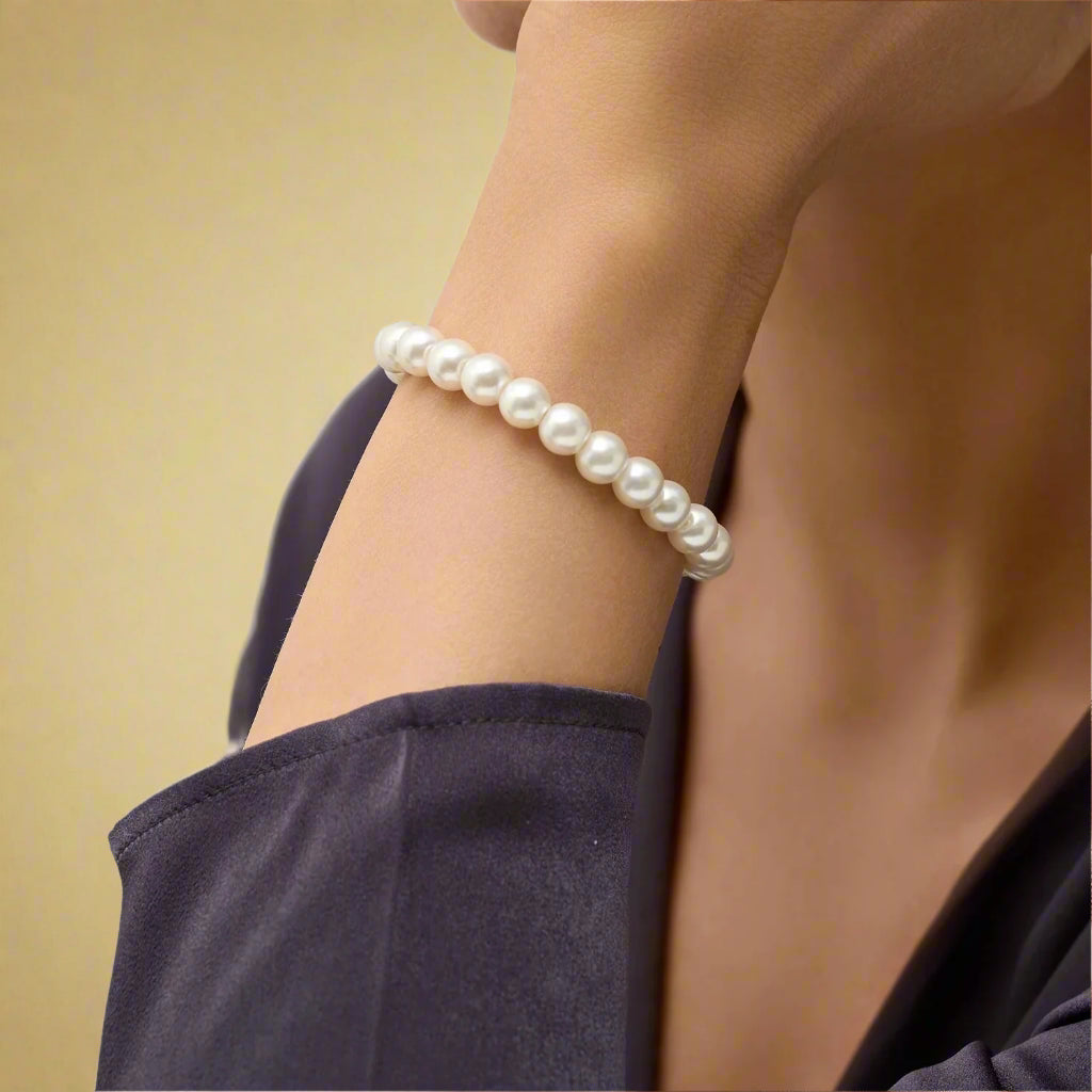 White Pearls Bracelet