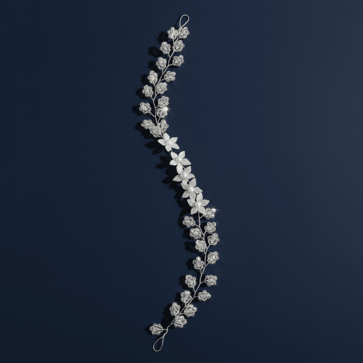Crystal Bloom Hair Vine