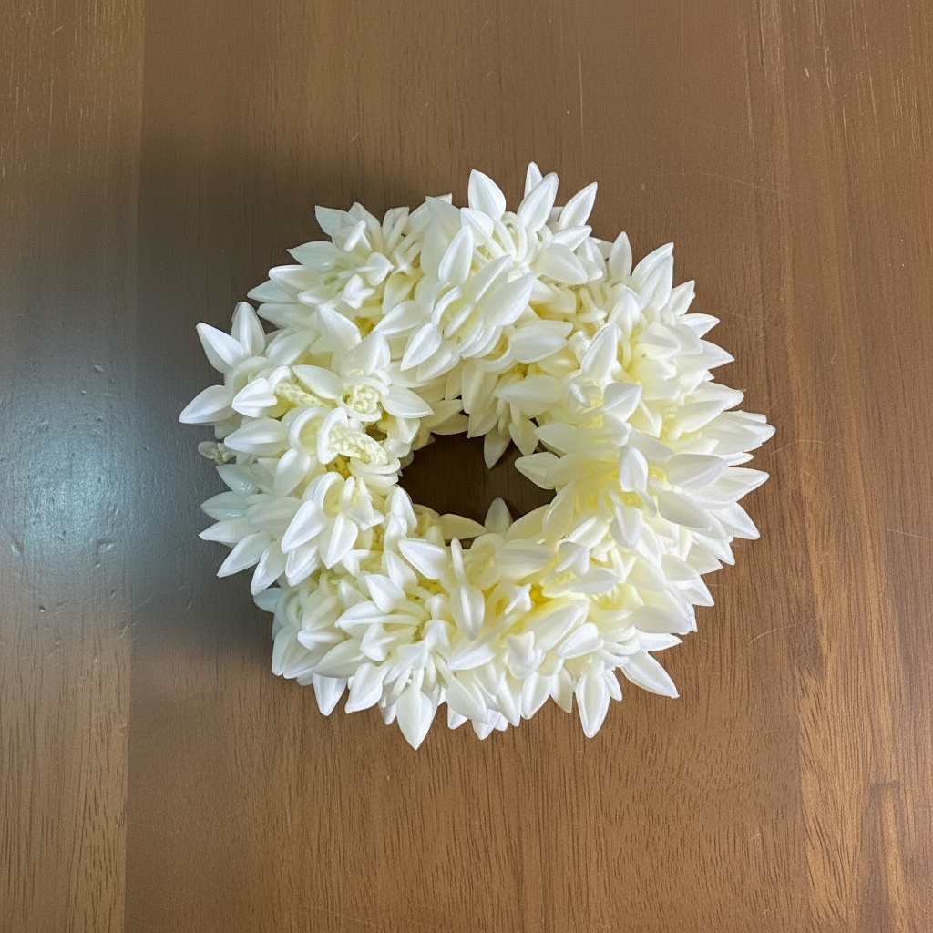 Scented Jasmine Gajra Scrunchie